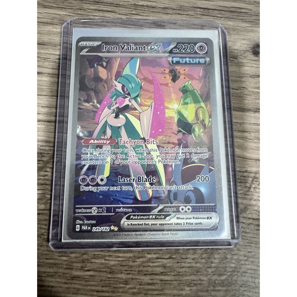 Iron Valiant ex Special Illustration Rare PAR SV04: Paradox Rift 249/182 LP